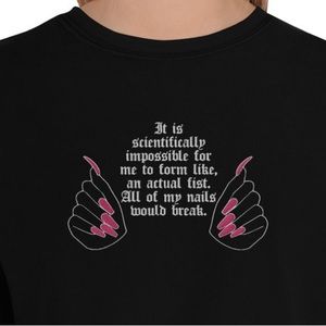 Scheana Shay Embroidered Crop Sweatshirt